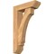 Ekena Millwork Imperial Slat Smooth Bracket w/ Offset Brace, Western Red Cedar, 5 1/2"W x 18"D x 30"H BKT0604X18X30IMP06SWR - alternate 1